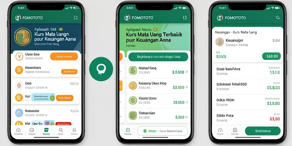 Tampilan antarmuka aplikasi FOMOTOTO yang informatif dan menarik.