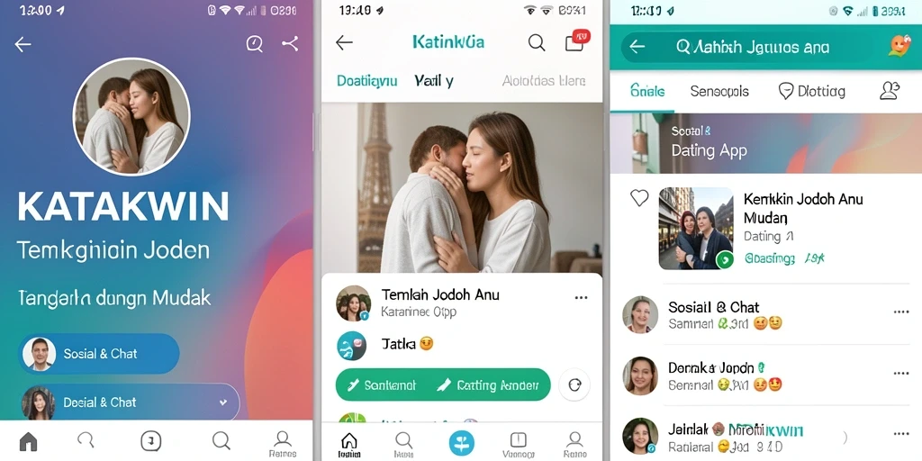 Tampilan antarmuka KATAKWIN yang modern dan mudah digunakan.