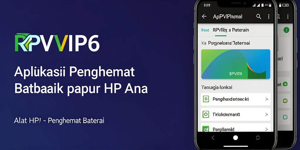 Tampilan antarmuka aplikasi RPVIP6 yang sederhana dan fungsional.