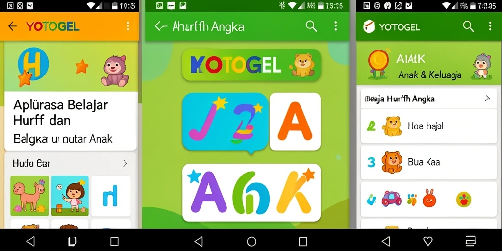 Tampilan antarmuka YOTOGEL yang interaktif dan edukatif.