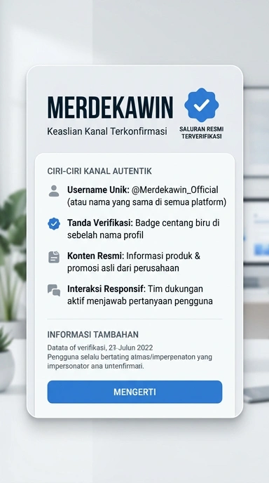 Kanal Resmi Merdekawin untuk Pengguna Android Indonesia